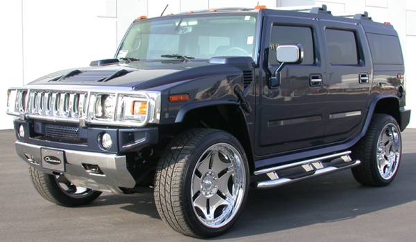 Giovanna Bragg Chrome Wheels for Hummer H2