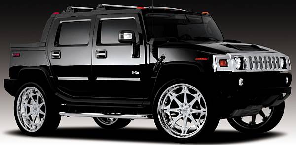 H2 ridin' on Jesse James Lawless chrome alloys
