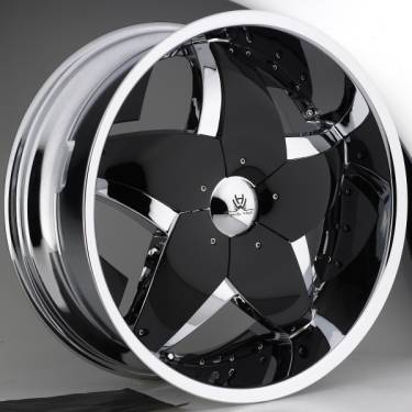 Hipnotic C-Note Chrome with Big Black Inserts
