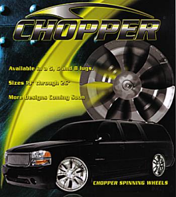 CHOPPER SPINNING WHEELS