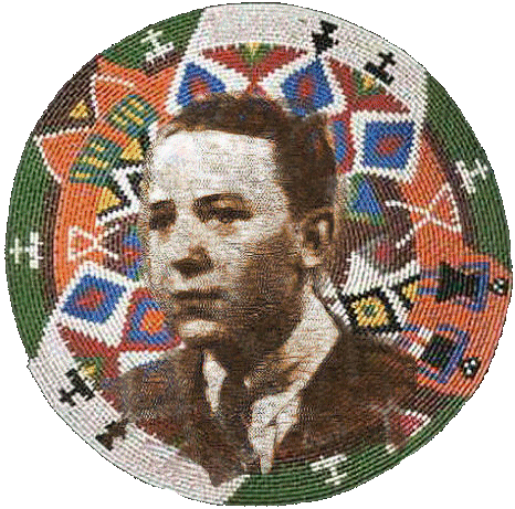 James S. Coleman in 1935, set over African design
