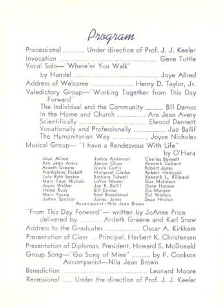 1949 BYH Graduation Program - 4
