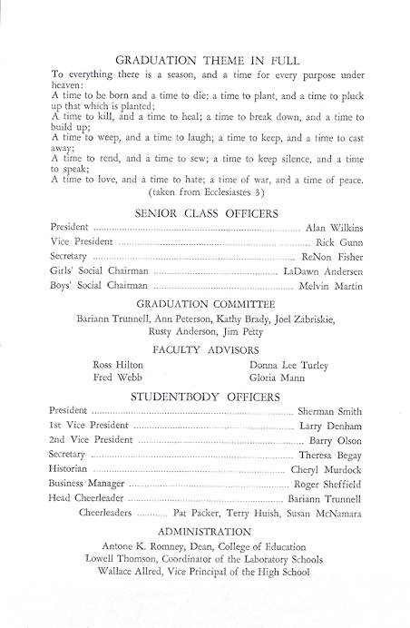 1966 BYH Graduation Program - 3