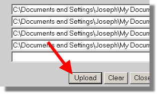 Open file to upload