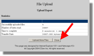 Upload Statistics