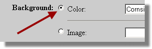 Back ground color