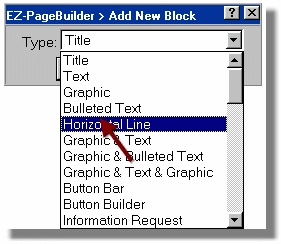 Select new block